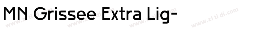 MN Grissee Extra Lig字体转换